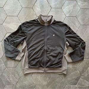 Y2K Men’s SB Tech Gray & Black Zip Up Track Jacket